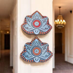 Hand-Carved Wooden Lotus Wall Decor – Kamalākriti - Image 2