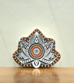 Hand-Carved Wooden Lotus Wall Decor – Kamalākriti