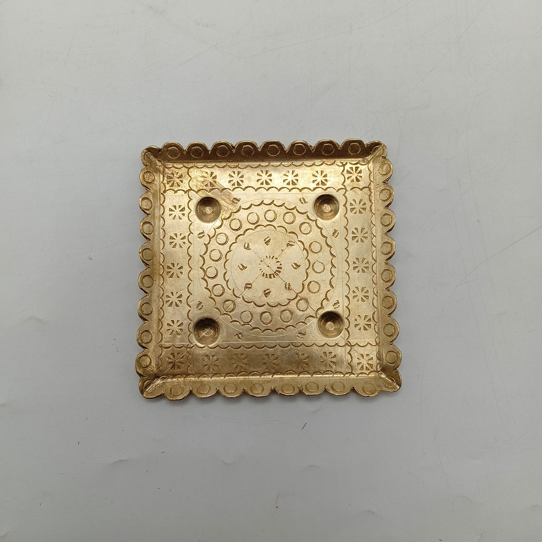 Handcrafted Brass Cup Coaster - Image 3