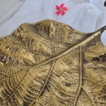 PatrPushp Thaal – Handcrafted Brass Leaf Platter - Image 2