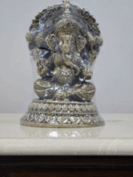 Metal Arts Brass Ganpati Idol Murti Statue