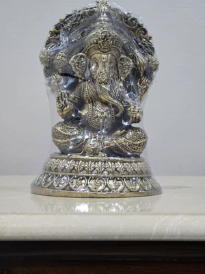 Metal Arts Brass Ganpati Idol Murti Statue