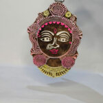 Mukhākita Handcrafted Wooden Sculpture – Artistic Home Décor Piece