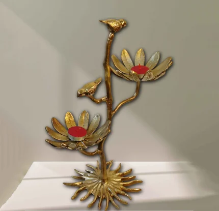 Bulbul Vriksha – Handcrafted Brass Bird Sculpture