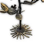 Bulbul Vriksha – Handcrafted Brass Bird Sculpture - Image 4