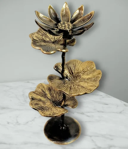 Kalyani – Handcrafted Brass Lotus Sculpture