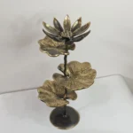 Kalyani – Handcrafted Brass Lotus Sculpture - Image 2