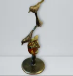 Shilp Ratna Brass Bird Perch Decor - Image 2