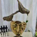 Shilp Ratna Brass Bird Perch Decor - Image 4