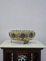 Urli Bowl With Floral Design (7 inch)