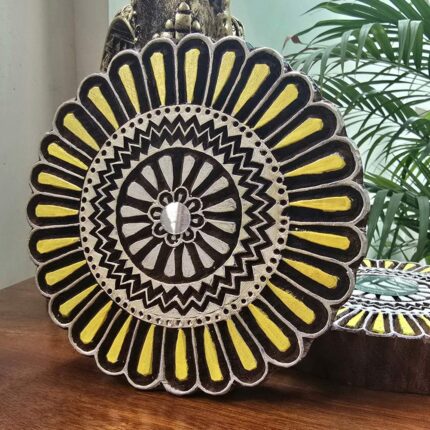 Handcrafted Wall Décor Flower Plate