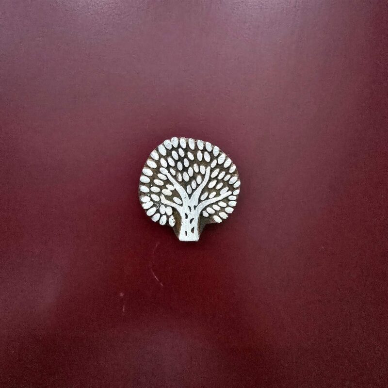 handcrafted wooden fridge magnet