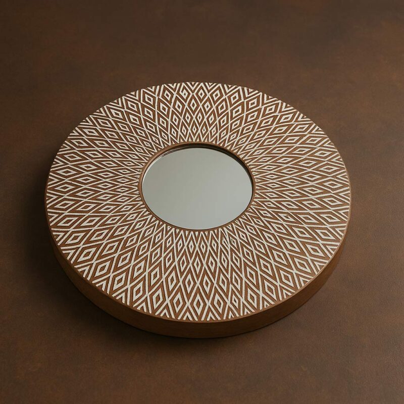 Adarsha – The Reflective Motif Wall Decor Mirror Plate