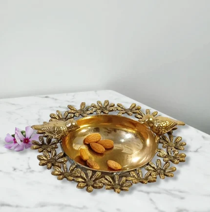 Gaurika Brass Serving Bowl