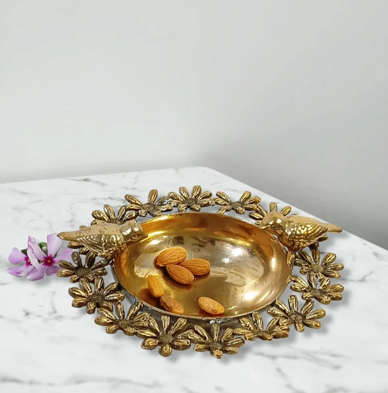 Gaurika Brass Serving Bowl