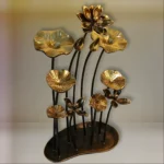 Padma Vanam Handcrafted Brass Lotus Bouquet