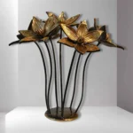 Kamal Kunj Handcrafted Brass Lotus Bouquet
