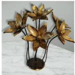 Kamal Kunj – Handcrafted Brass Lotus Bouquet - Image 3