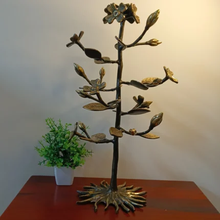 Jad Vriksh – Handcrafted Brass Tree Sculpture