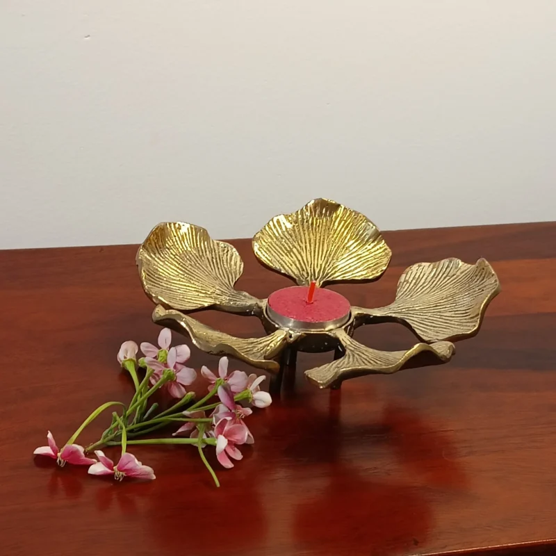 Handcrafted Panchpatra Deepam Brass Tealight Holder