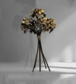 Handcrafted Brass Floral Bouquet - Image 3