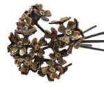 Handcrafted Brass Floral Bouquet - Image 6