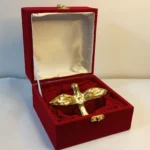 Set of 2 Brass Wall Décor Birds in Flight - Image 3