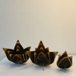 Swarn Kamal Brass Lotus Wall Décor / Door knob / Handle/ Mandir Door (Set of Two) - 10 Leaf - Image 5