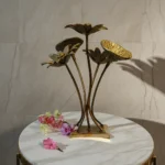Neerja Vriksha Brass Lotus Sculpture