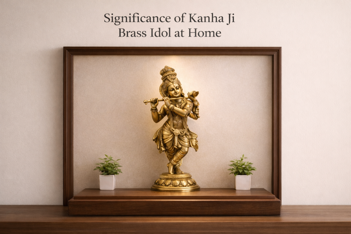 Significance of Kanha Ji Brass Idol at Home