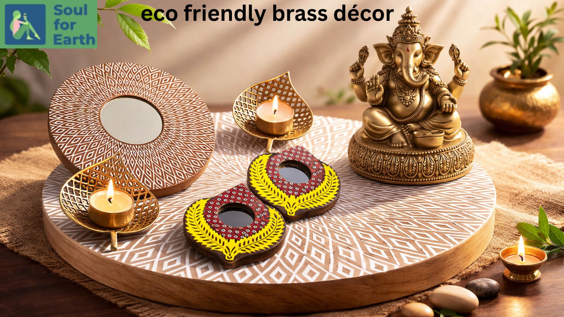 eco friendly brass décor